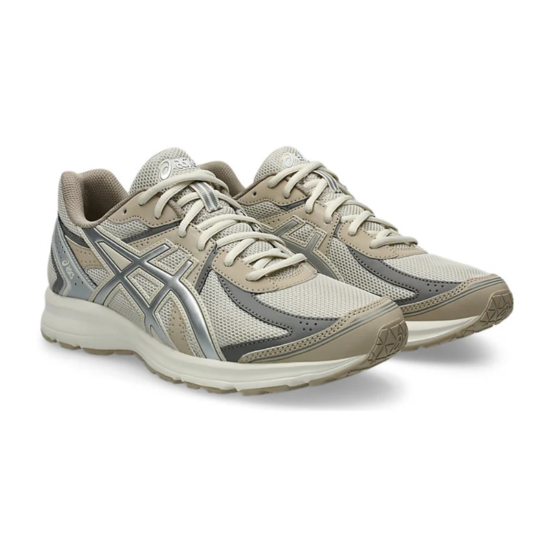 Asics Tenis Jog 100S Crema/Gris/Blanco, para Hombre