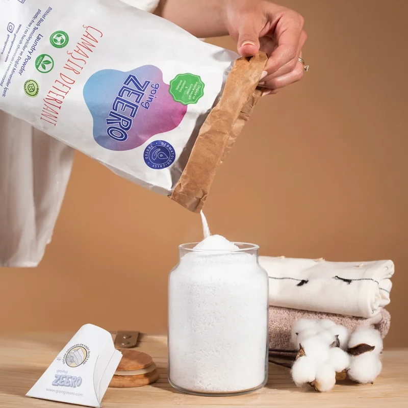 Zeero Doğal Konsantre Çamaşır Deterjanı - Bitkisel & Mineral Kaynaklı - 40 Yıkama