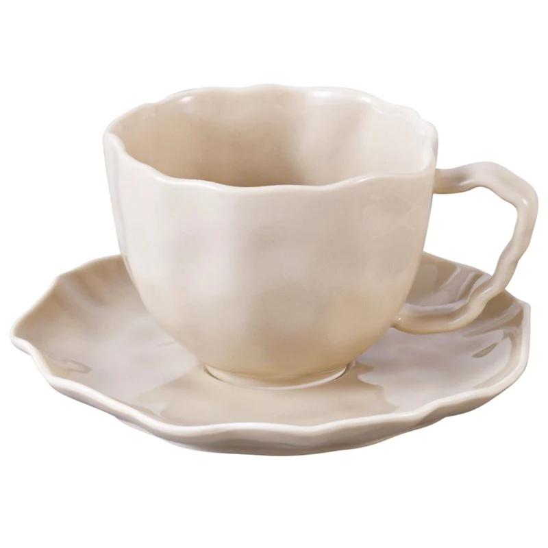 Bricard Angles Espresso Set | Taupe 12 Parça