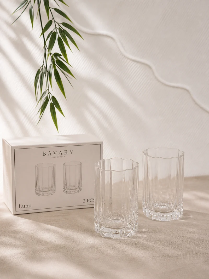 Bavary Luno İkili Bardak Seti Orta Boy 320ml