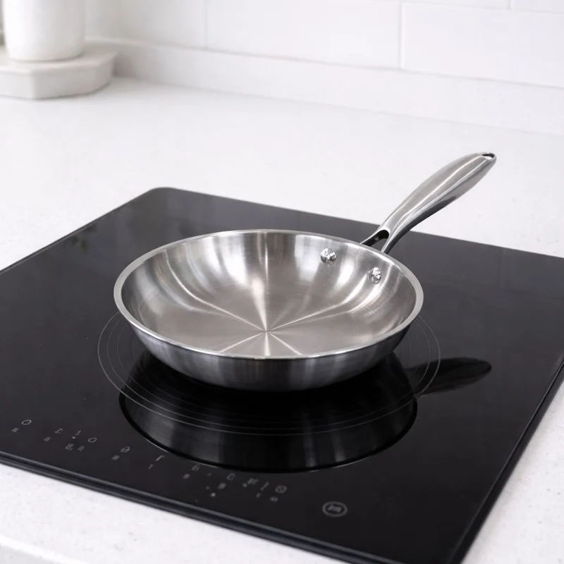 Bavary Inox Paslanmaz Tava 20 Cm/ Paslanmaz Çelik Pan 20 CM