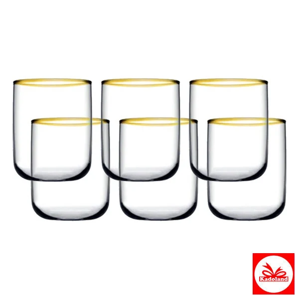 Paşabahçe Iconisch Golden Touch 6 Parça glas | 280 cc | 420112