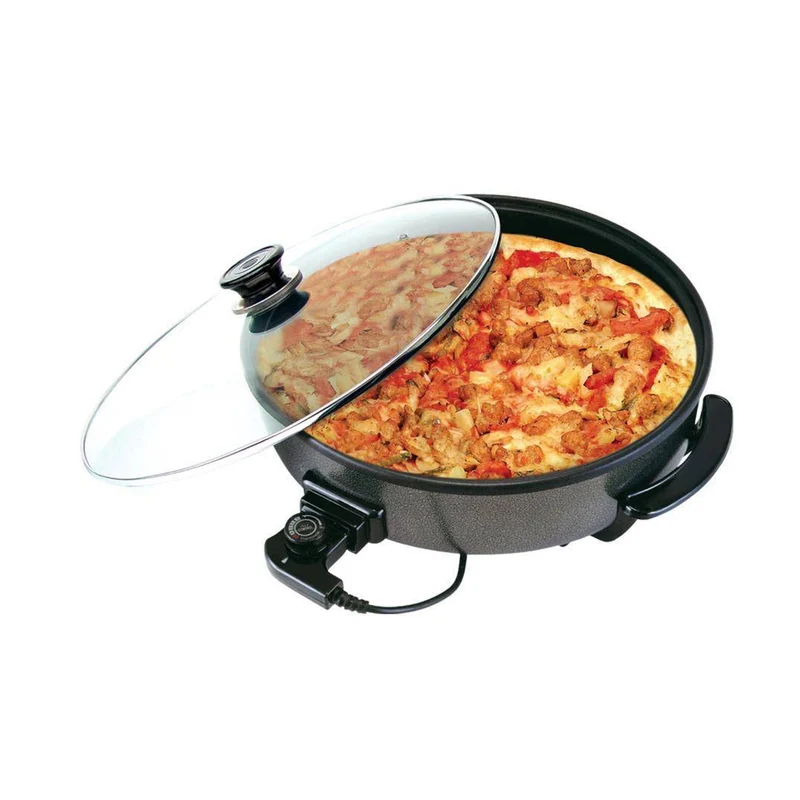 Mulex Easy Elektrikli 36 cm Pizza Tavası (Pizza pan) | 7 cm derinlik | Mx012