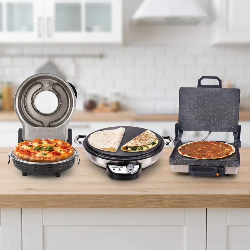 Kadoland Lahmacun Ve Bazlama Multigrill + Kadoland Pizza Oven | Tasfirin + Kadoland Fladenbacker, Yufka ve Katmer Sac