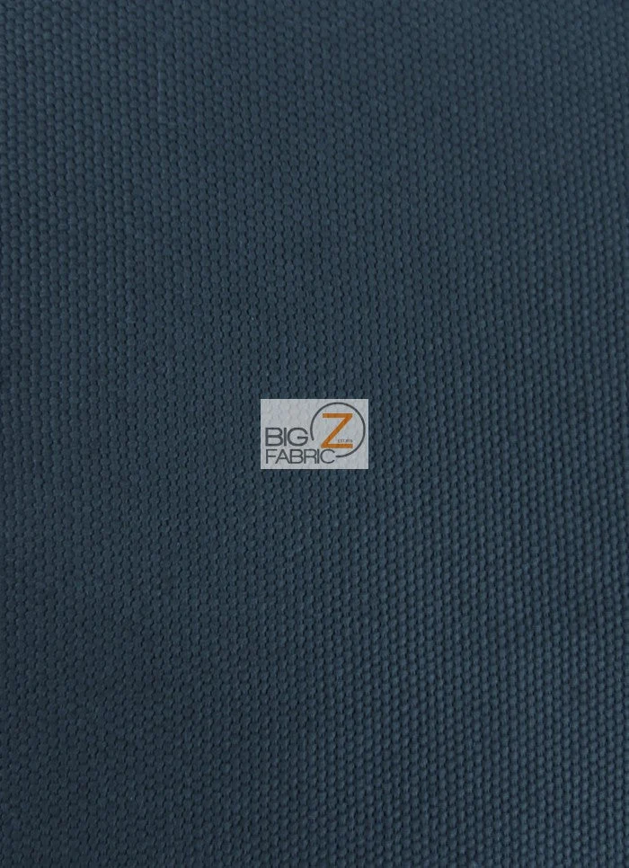 Solid Cotton Duck Canvas Fabric / Navy Blue / Sold By The Yard