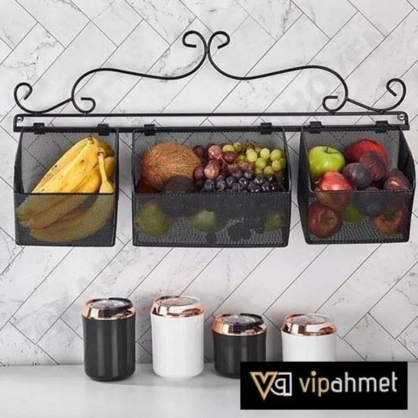 Vip Ahmet Ferforje 3 Bölmeli Sepet