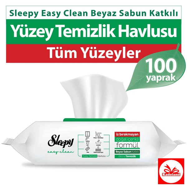 Sleepy Temizlik Mendili 6'lı Mega Set – 600 Adet (6 x 100)