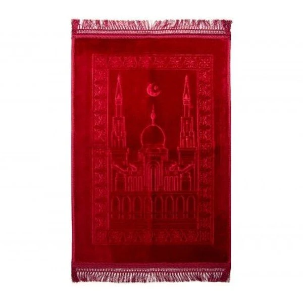Kalın Namazlık Seccade 80x120 cm | Kırımızı