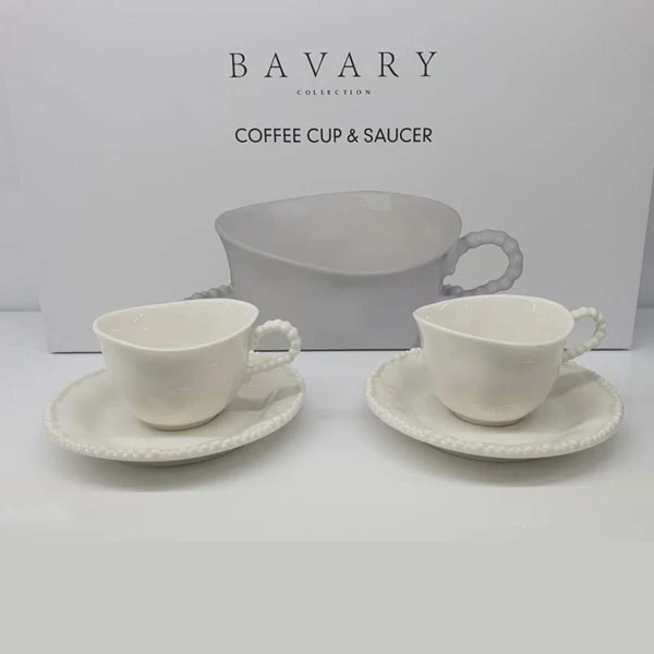 Kadoland Palermo Turkse Koffieset 12 Parça | Beyaz