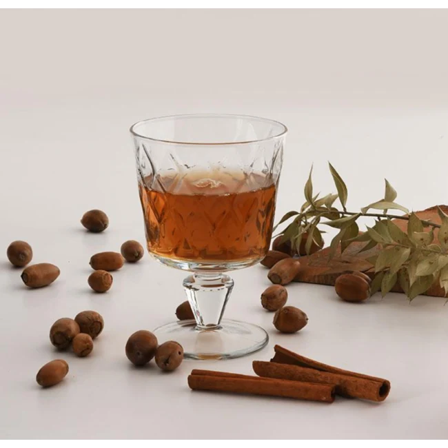 Paşabahçe 440462 Leafy 4 Parça Cam op Ayaklı | 120 ml
