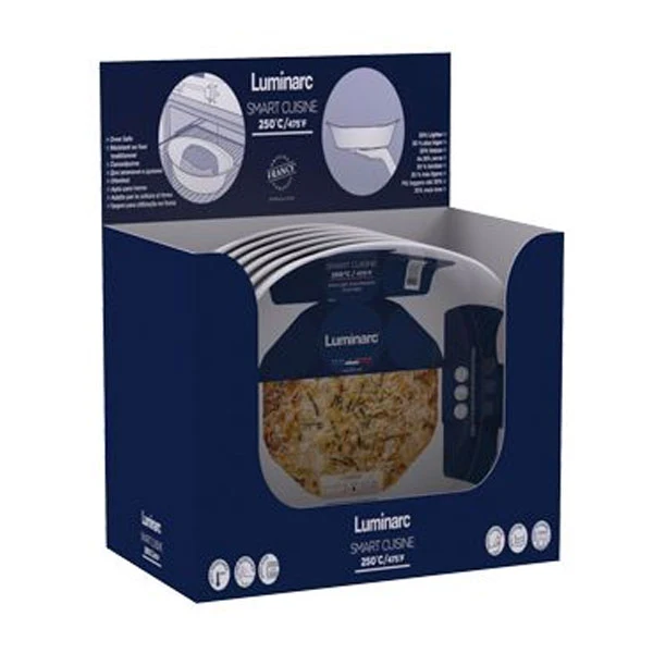 Luminarc Smart Cuisine Mini Display 6 Parça kare bakplaat