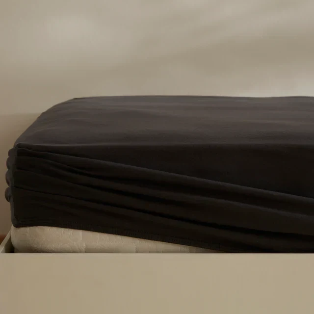 Karaca Home Jersey Fitted Çarşaf, 180x200+30 cm, Antrasit