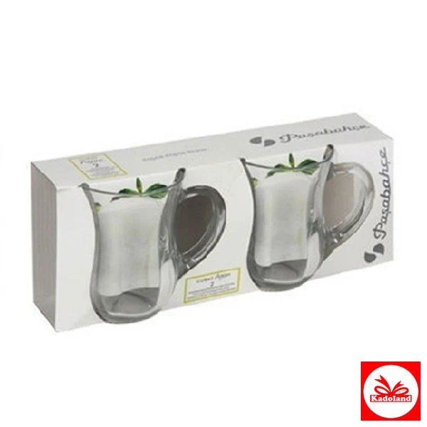 Paşabahçe 55383 Gurme Kulplu Ayran Bardağı - 350 cc - 2 li