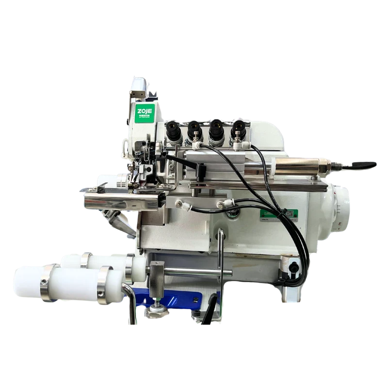 Máquina de coser Overlock Cilíndrica con puller Neumático.