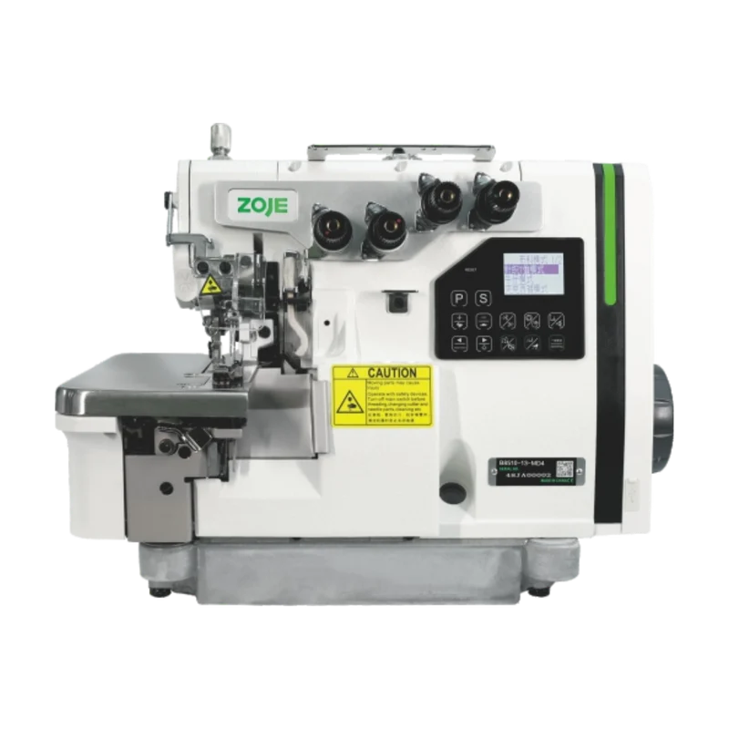 Máquina de coser Overlock de 4 hilos automática Neumática Zoje B8510-13MD4/02