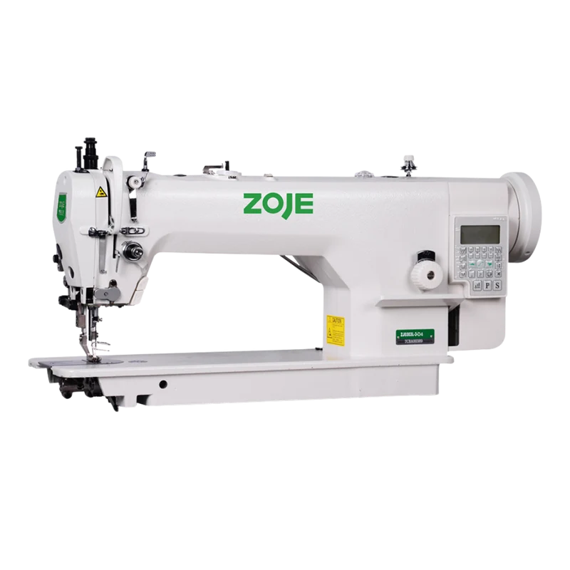 Máquina de coser plana de 1 aguja de doble arrastre Zoje ZJ-0303L-3-BD/02