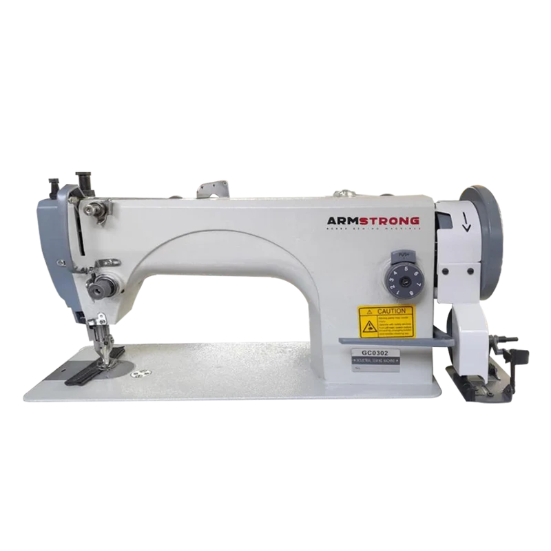 MÁQUINA DE COSER PLANA PUNTADA RECTA DOBLE ARRASTRE ARMSTRONG GC-302