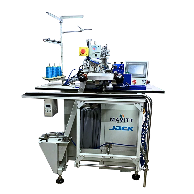 MÁQUINA AUTOMÁTICA PARA RUEDO DE PLAYERA JACK JK-AT510-2