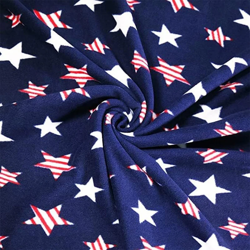Polar Fleece Fabric Stars- Sold by the Yard