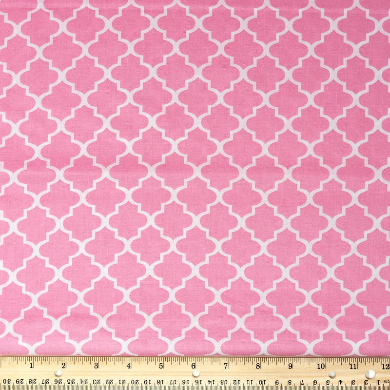 Stitch & Sparkle 100% Cotton, 44" Wide, Cut by the Yard, Twist Carnation