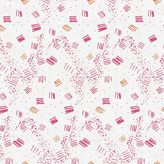 On Your Mark Scritch Pink on White Blender