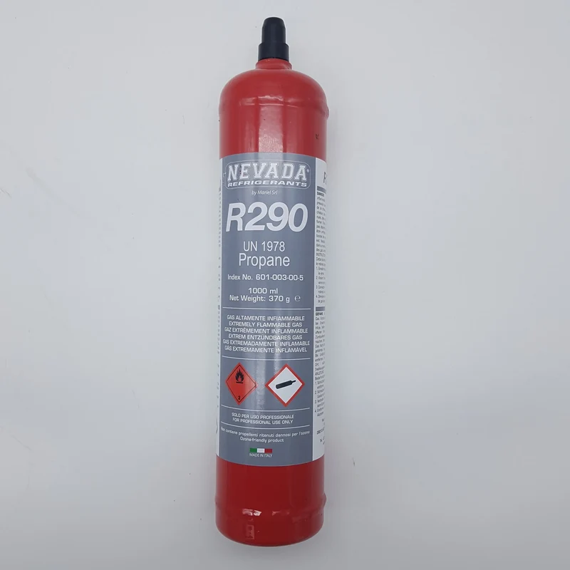 Bombola gas refrigerante r290 370g Ennebiservice