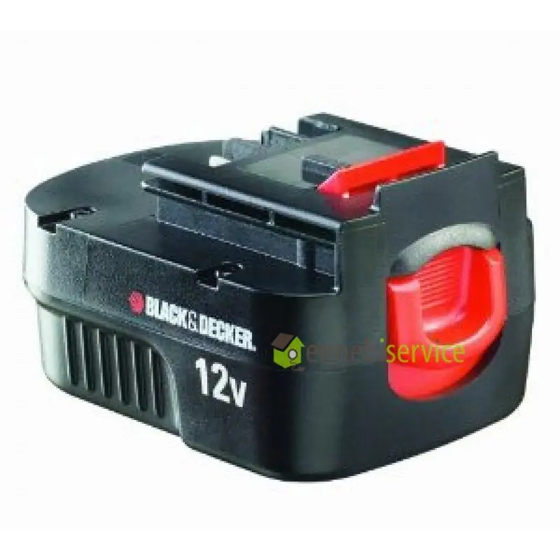 Batteria nicd 12v - 1.2ah trapano elettrico black & decker epc12 Black+Decker
