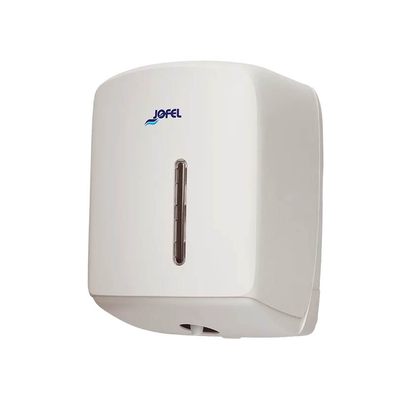 JOFEL DISPENSADOR DE TOALHAS MÃO CENTREFEED (CAIXA) TIMELESS BRANCO ABS