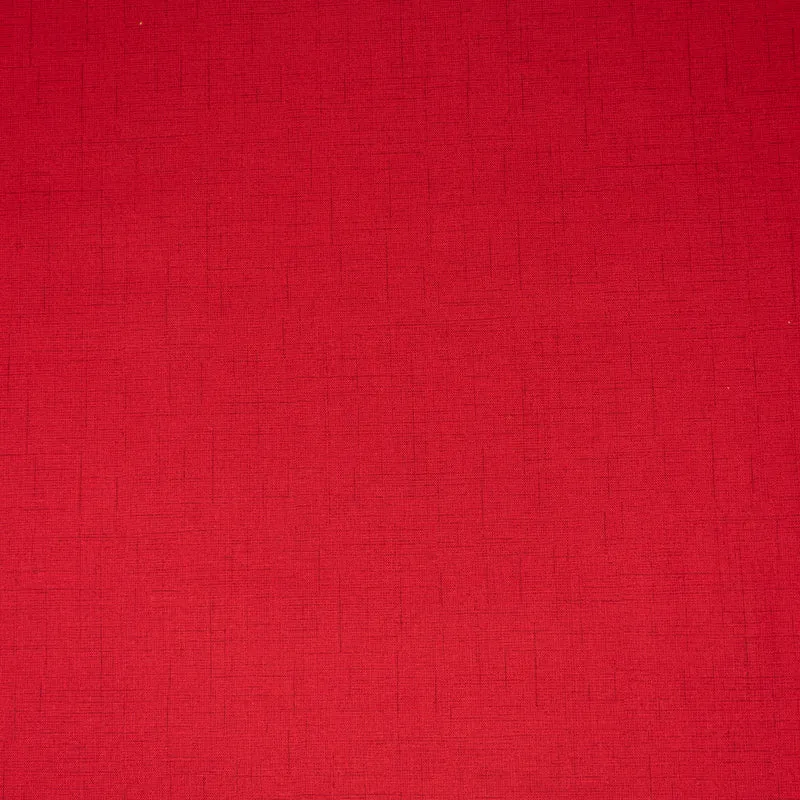 Stitch & Sparkle 100% Cotton Duck Print 54" Wide, Cut by the Yard, Ruby