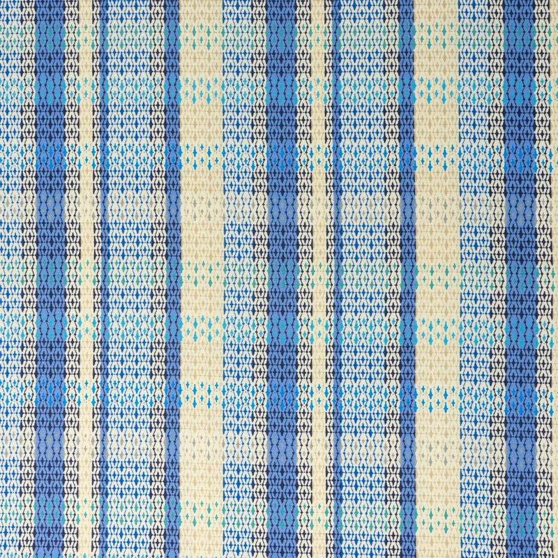 Stitch & Sparkle 100% Cotton Duck Print 45" Wide, Cut by the Yard, Plaid Blue
