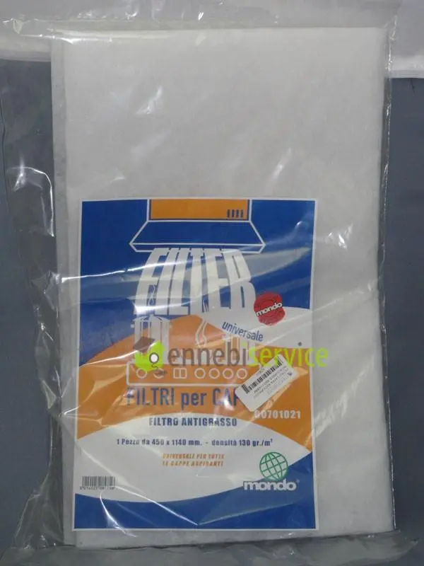 Filtro cappa antigrasso ritagliabile 450x1140mm Ennebiservice