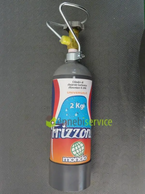 Bombola di co2 ricaricabile 'frizzone ' da 2kg Ennebiservice