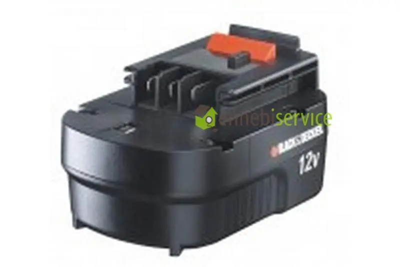 Batteria nicd 12v-1.2ah trapano elettrico Black+Decker hp122