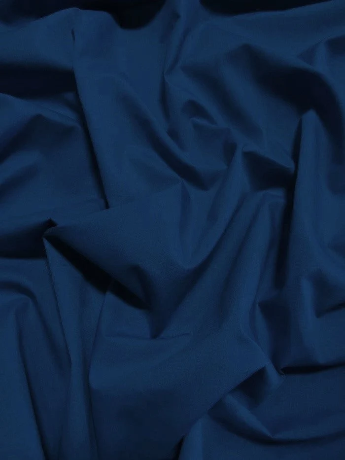 Poly Cotton Solid Fabric 58"/60" Width / Navy / Sold By The Yard