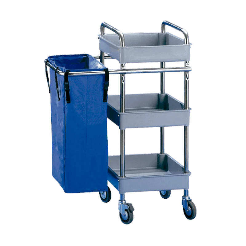 JOFEL Carro de Limpeza Aço Inox