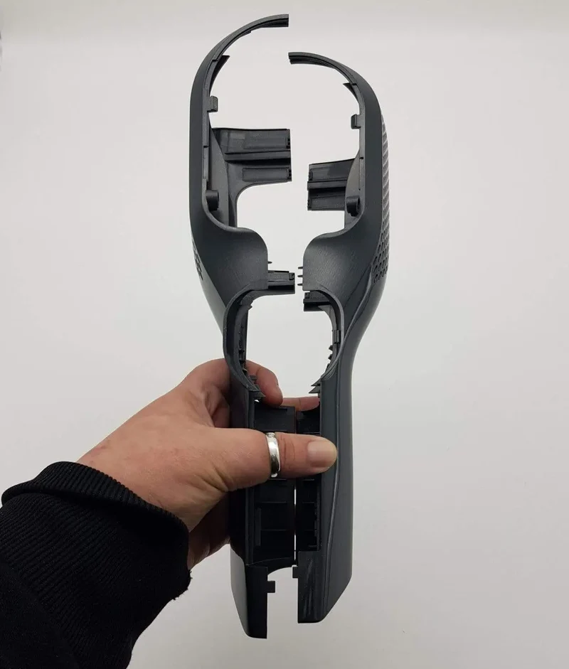 Fiancata destra e sinistra forata per scopa elettrica Black+Decker grigia scuro