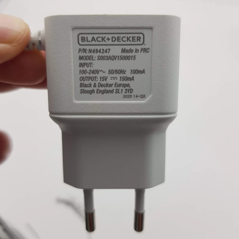 Caricabatterie per aspirabriciole Black+Decker dva325j