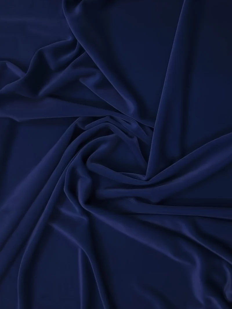 Stretch Velvet Velour Spandex 360 Grams Costume Fabric / Royal Blue / Sold By The Yard