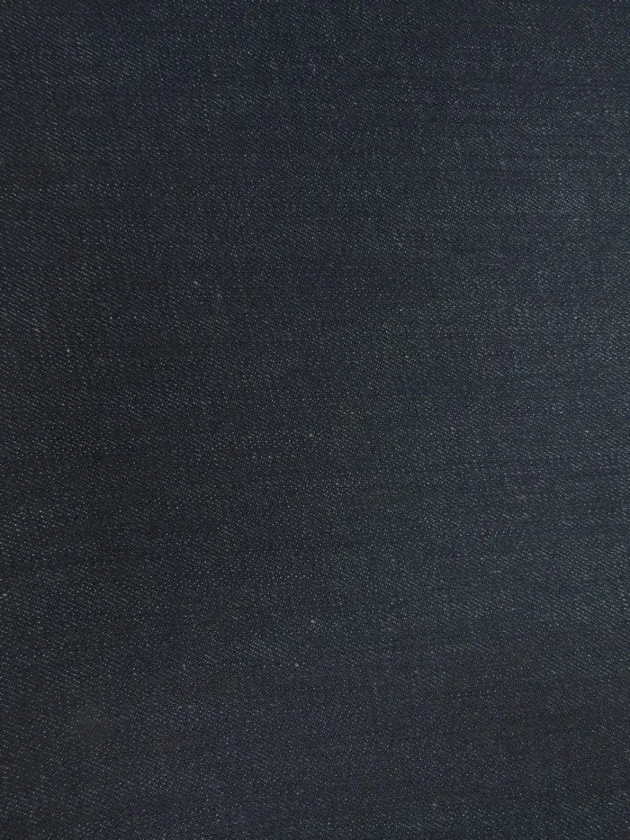 Japanese Selvedge Stretch Denim Fabric 11.5 oz Indigo Red/White Wide Ticker