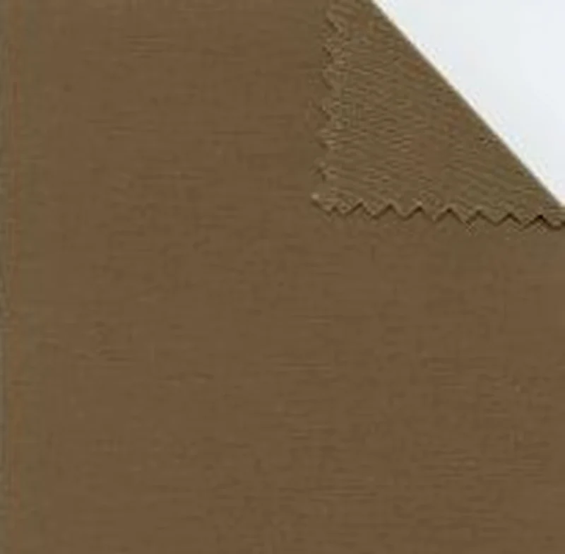 Tan British Millerain Bush Wax Poplin Fabric
