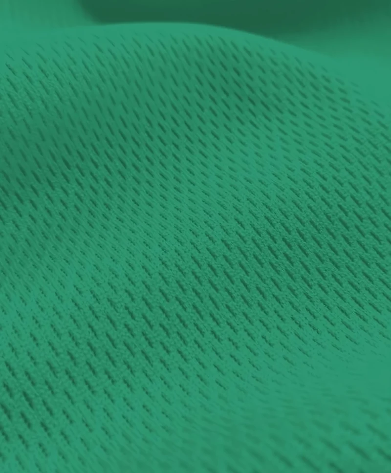 Heavy Sports Mesh Activewear Jersey Fabric / Teal / Sold By The Yard