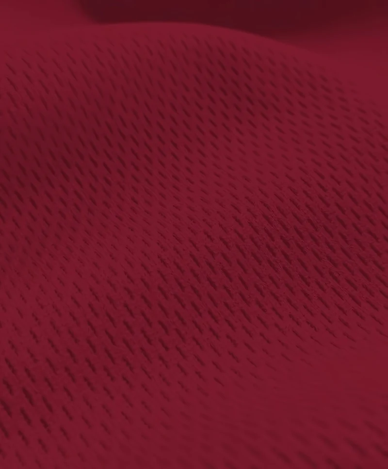 Heavy Sports Mesh Activewear Jersey Fabric / Burgundy / Sold by The Yard