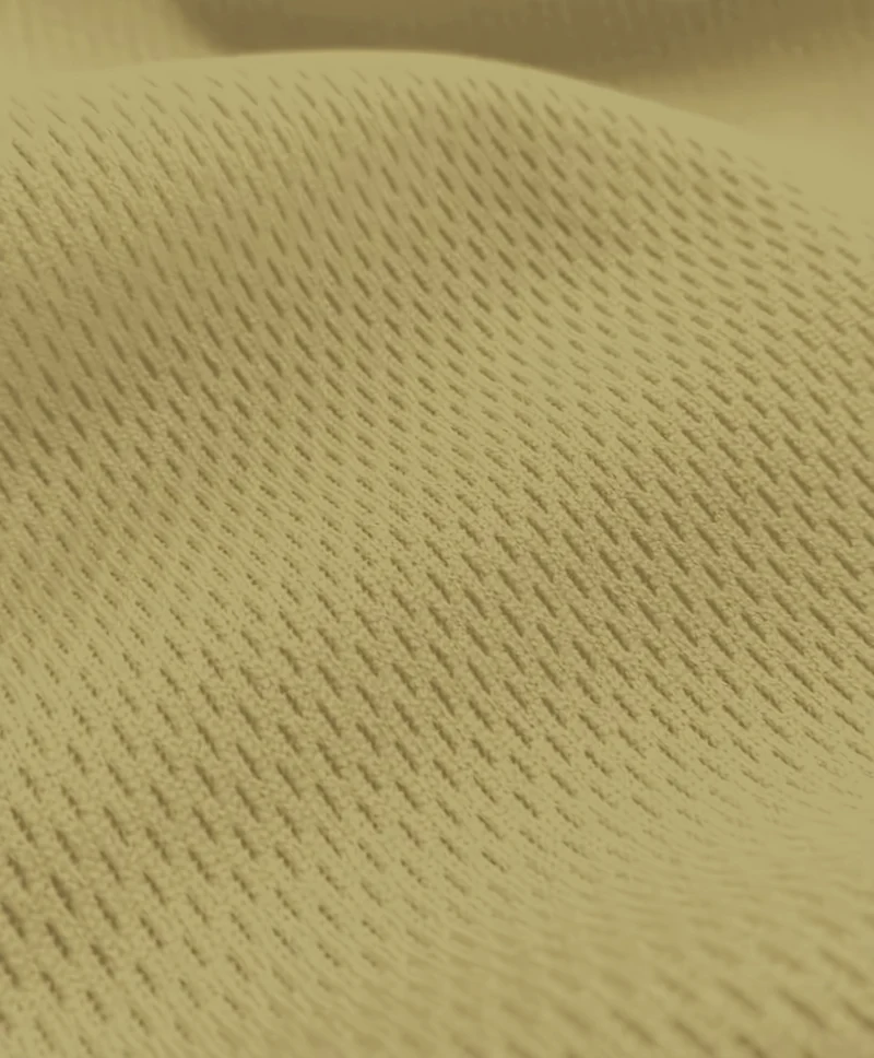 Heavy Sports Mesh Activewear Jersey Fabric / Vegas Gold / Sold By The Yard