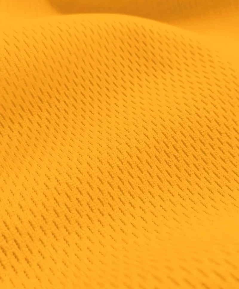 Heavy Sports Mesh Activewear Jersey Fabric / Canary Yellow / Sold by The Yard