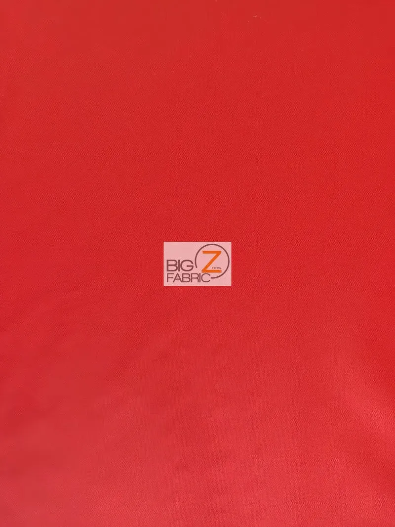 Solid Canvas Outdoor Anti-UV Waterproof Fabric / Red / Sold By The Yard