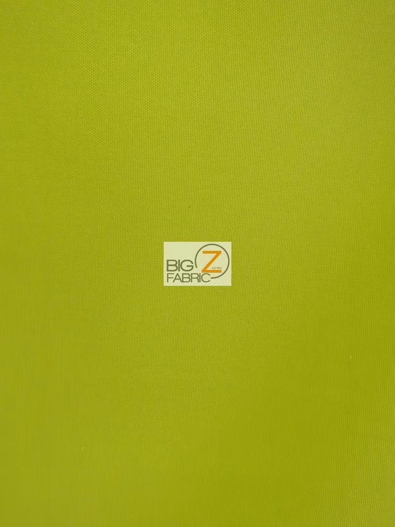 Solid Canvas Outdoor Anti-UV Waterproof Fabric / Lime