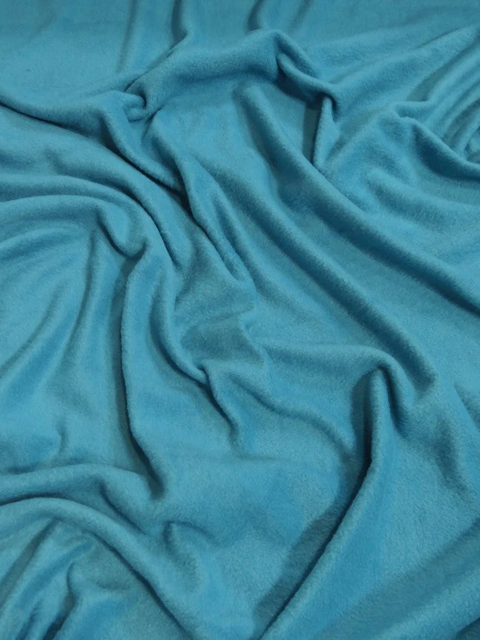 Solid Fleece Fabric / Turquoise