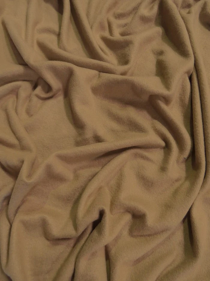 Fleece Fabric Solid / Khaki
