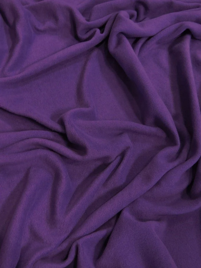 Fleece Fabric Solid / Purple