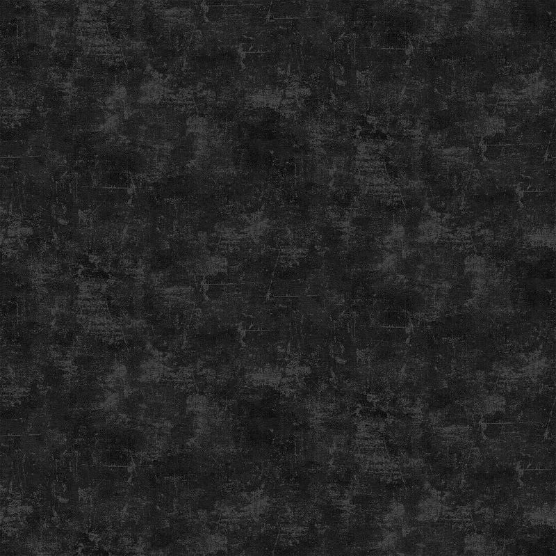 Black Ebony Canvas 44"/45" Flannel Cotton Fabric per yard